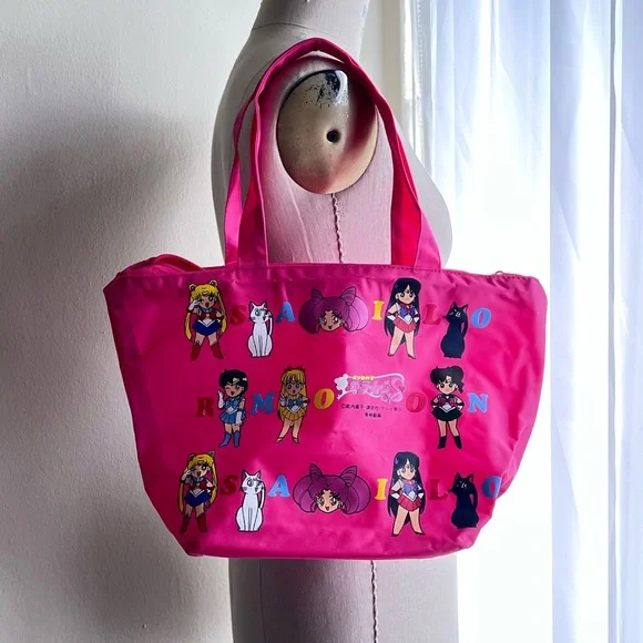 *📌SOLD* NWT Sailor Moon Pink Tote from JAPAN - Picture 2 of 12
